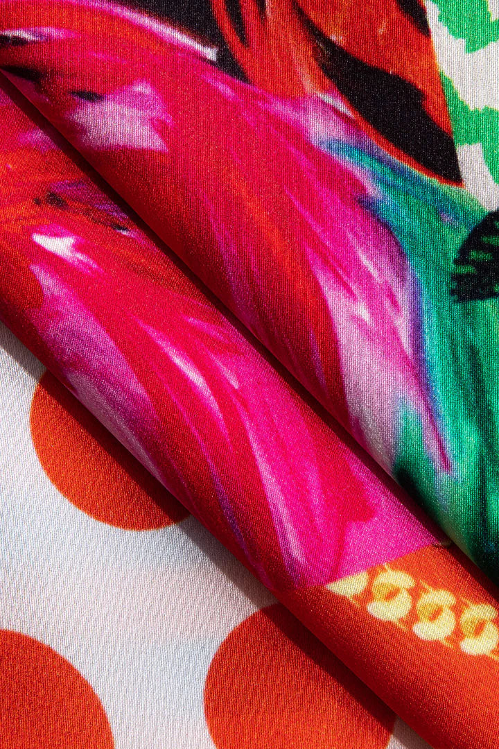 Dots and Floral Dress