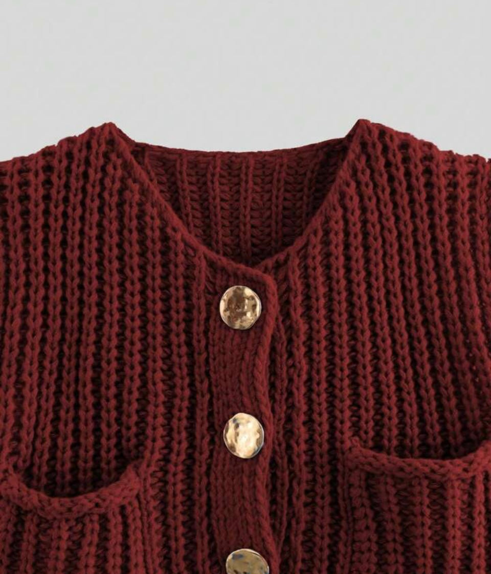 Knitted Waistcoat Vest