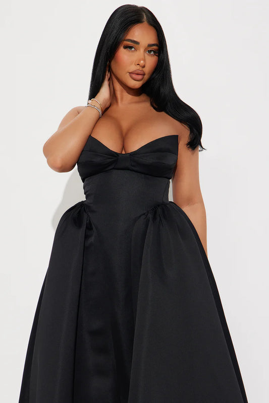 BUSTIER MAXI DRESS